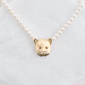 Kitty Pearl Choker