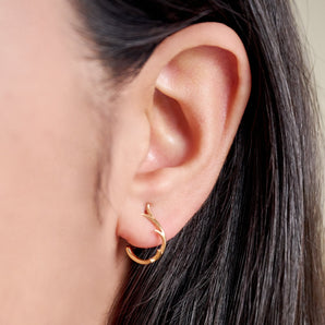 Golden Deer Horns Earrings